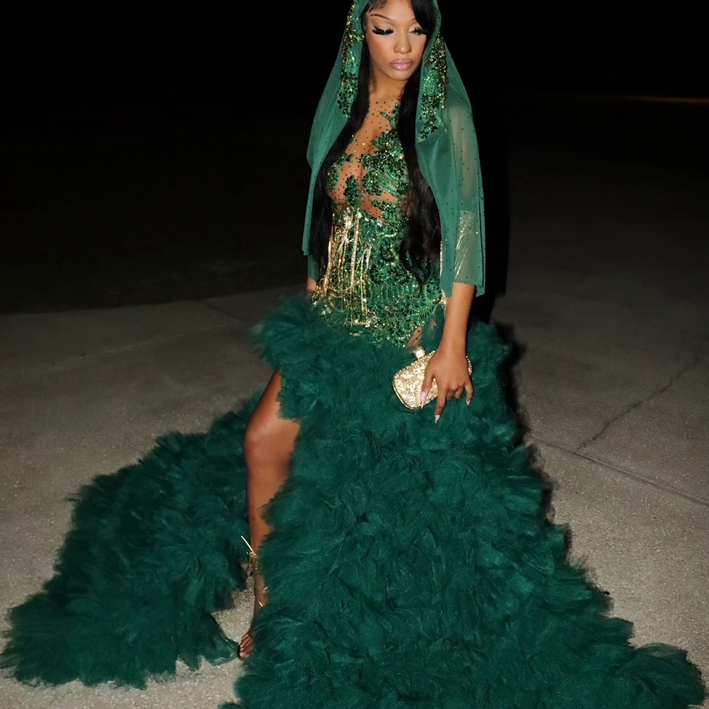 Emerald Green Prom Dress